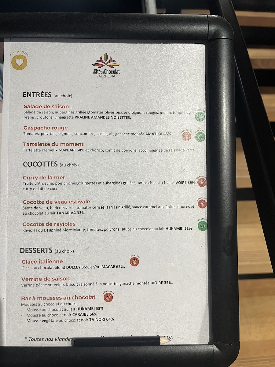 Menu Comptoir Porcelana Cite Du Chocolat Valrhona-1