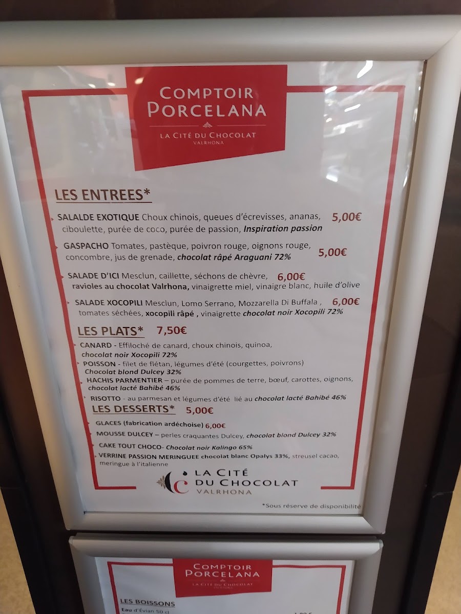 Menu Comptoir Porcelana Cite Du Chocolat Valrhona-4